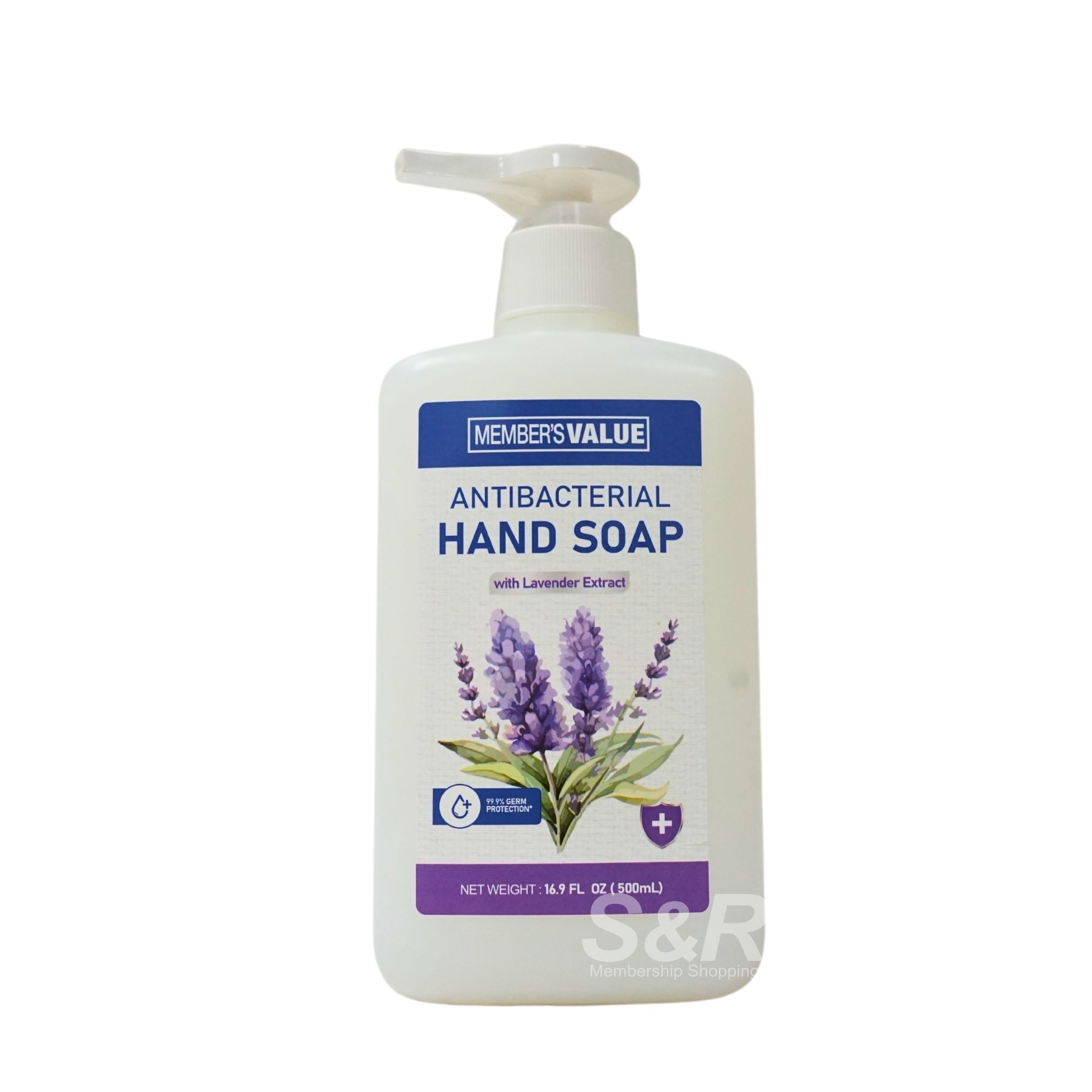 Member's Value Antibacterial Hand Soap with Lavender Extract 500mL Member's Value Antibacterial Hand Soap with Lavender Extract 500mL